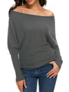 Aspen Boat Neck Long Sleeve Sweatshirt