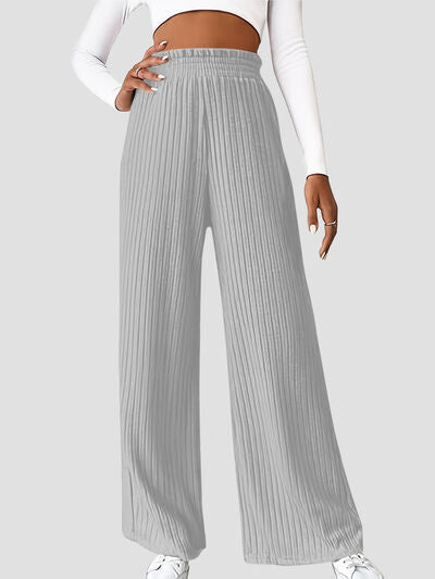 Sarah Ribbed High Waist Pants