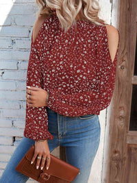 Peyton Cold-Shoulder Blouse