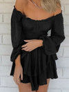 Laylani Off Shoulder Smocked Waist Romper