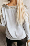 Nikita Sequin V-Neck Sweatshirt