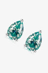 Julie 2 Carat Moissanite Teardrop Earrings