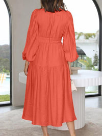 Francesca Balloon Sleeve Maxi Dress