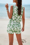 Alayna Printed Cropped Tank and Shorts Set