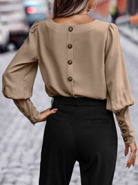 Robbie Lantern Sleeved Blouse