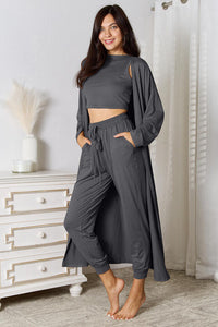 Dorit Three-Piece Cardigan Set