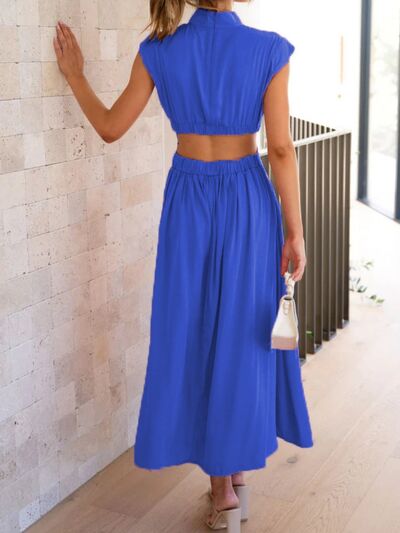 Alice Cutout Mock Neck Sleeveless Dress