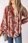 Harper Floral Print Long Sleeved Blouse