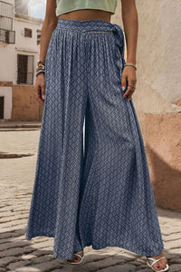 Adeline Printed Wide Leg Pants