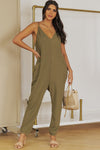 Daphne Spaghetti Strap Jumpsuit with Pockets