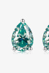 Julie 2 Carat Moissanite Teardrop Earrings