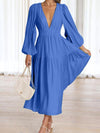 Francesca Balloon Sleeve Maxi Dress