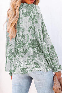 Harper Floral Print Long Sleeved Blouse