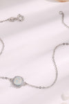 Opal Platinum-Plated Bracelet