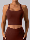 Rylee Square Neck Racerback Cropped Tank