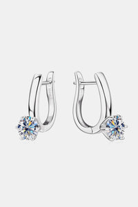 Mariana 2 Carat Moissanite 925 Sterling Silver Earrings