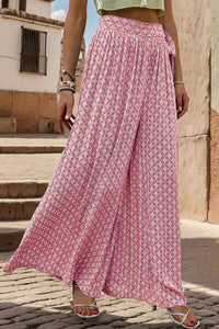 Adeline Printed Wide Leg Pants