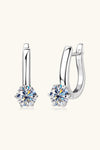 Mariana 2 Carat Moissanite 925 Sterling Silver Earrings