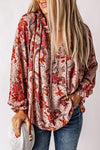 Harper Floral Print Long Sleeved Blouse