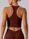 Rylee Square Neck Racerback Cropped Tank