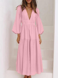 Francesca Balloon Sleeve Maxi Dress