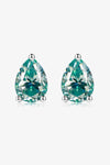 Julie 2 Carat Moissanite Teardrop Earrings