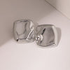 Esther Stainless Steel Square Stud Earrings