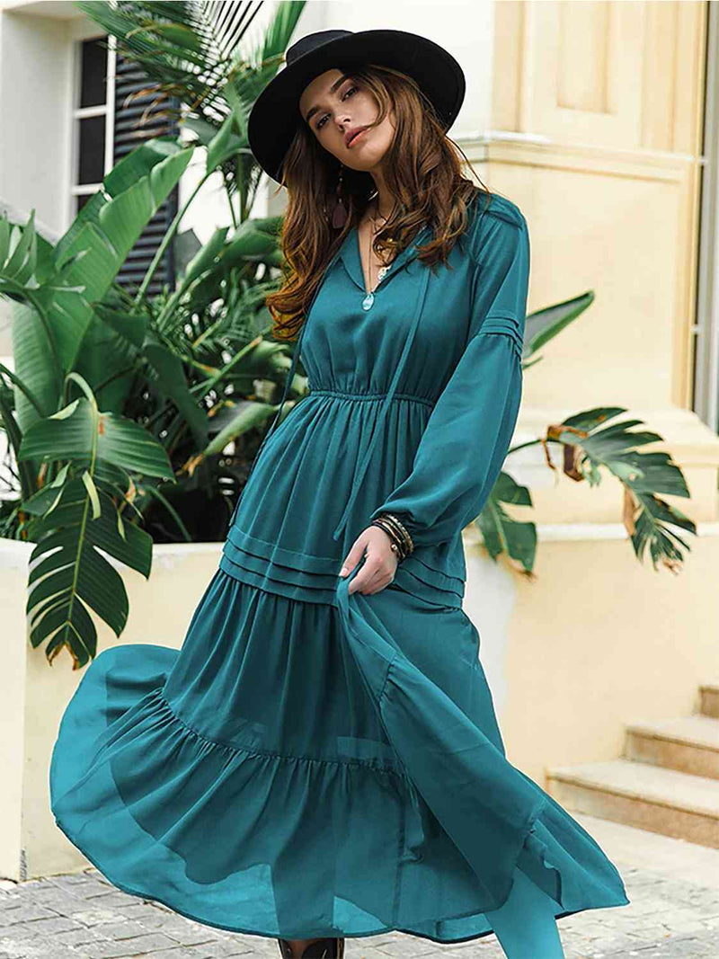 Dora Tiered Midi Dress