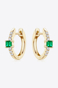 Kaylani Lab-Grown Emerald Earrings