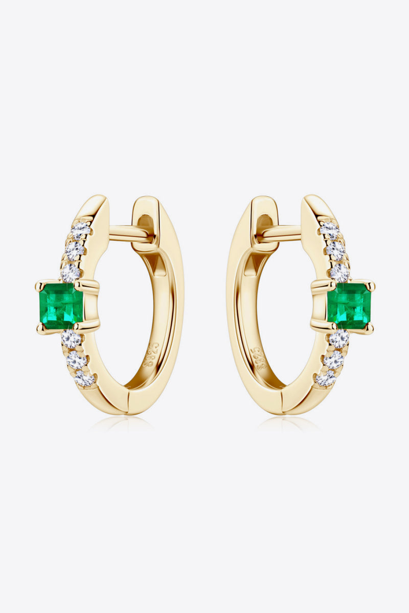 Kaylani Lab-Grown Emerald Earrings