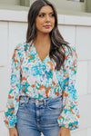 Brittani Floral Long-Sleeved Bodysuit