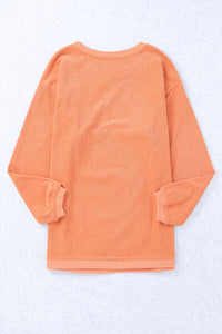 Arabella Round Neck Dropped Shoulder Sweatshirt