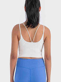 Malika Double Strap Ribbed Sports Cami