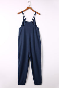 Daphne Spaghetti Strap Jumpsuit with Pockets