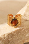 Aurora 18K Gold-Plated Open Ring