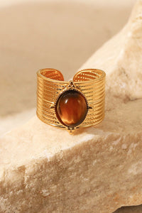 Aurora 18K Gold-Plated Open Ring