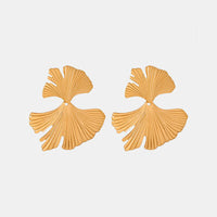 Ella Ginkgo Biloba Design Stud Earrings