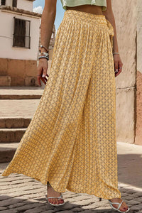 Adeline Printed Wide Leg Pants