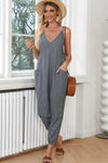 Daphne Spaghetti Strap Jumpsuit with Pockets