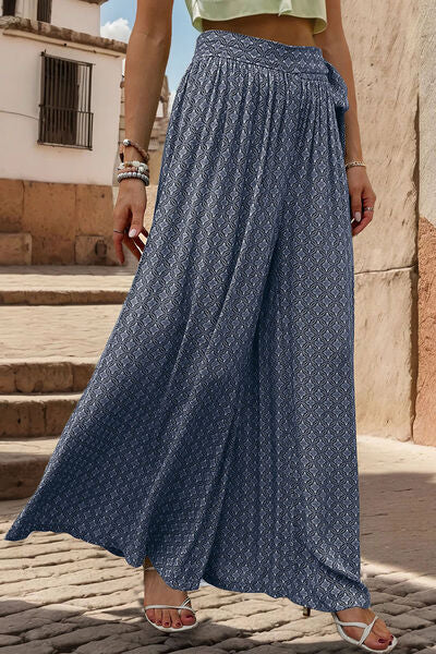 Adeline Printed Wide Leg Pants