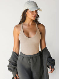 Ayla Scoop Neck Wide Strap Tank