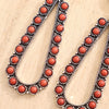 Kali Alloy Beaded Teardrop Earrings