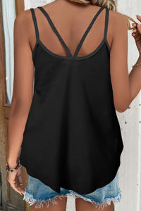 Scoop Neck Double-Strap Cami