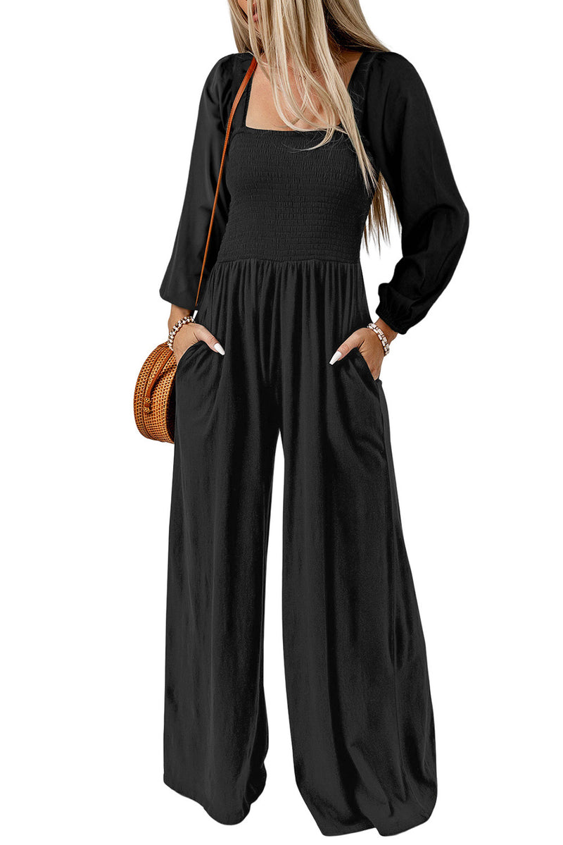 Sasha Square Neck Raglan Sleeve Jumpsuit