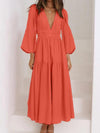 Francesca Balloon Sleeve Maxi Dress