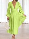 Francesca Balloon Sleeve Maxi Dress