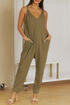 Daphne Spaghetti Strap Jumpsuit with Pockets