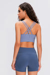 Alina Double Crisscross Sports Bra