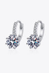 Collins 4 Carat Moissanite 925 Sterling Silver Earrings