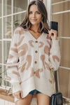 Ginny Leopard Print Button Down Cardigan